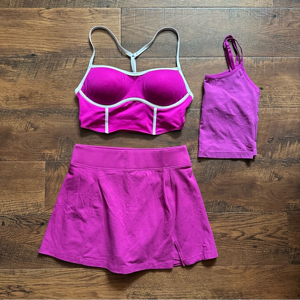 Victoria’s Secret PINK Sports Bra + Skirt Set